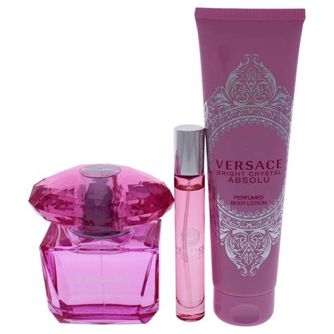 Versace Bright Crystal Gift Set .